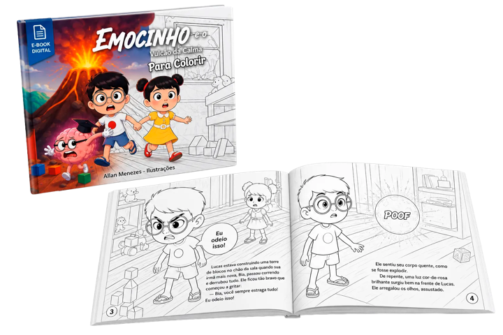 Kit Criança Calma: livro e livro para colorir